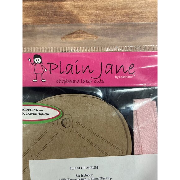RARE Plain Jane Flip Flop Album Scrapbook Kit By Margie Higuchi - Picture 4 of 4